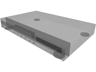 LG DVD Player 3D Model