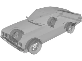 Ford Escort MK2 3D Model