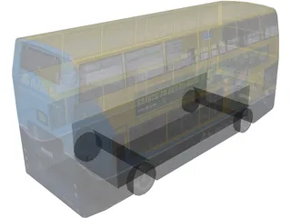 Dublin Bus 3D Model