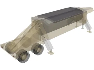 THAAD Radar 3D Model