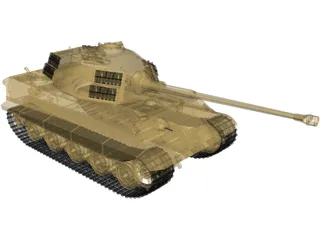 King Tiger 3D Model