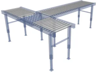 Conveyor Belt 3D Model