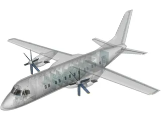 Antonov An-140 3D Model