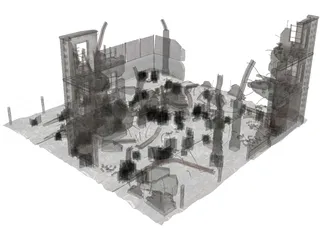 City Ruins 3D Model
