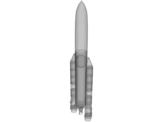 Ariane 5 3D Model