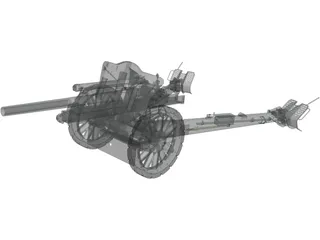 Light Field Howitzer 3D Model