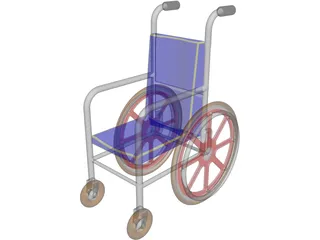 Wheelchair 3D Model