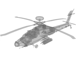 Boeing AH-64 Apache 3D Model