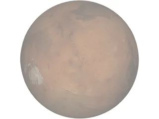 Planet Mars 3D Model