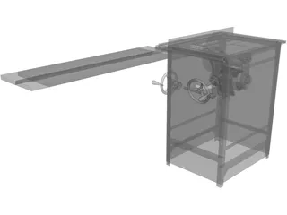 Circular Saw Table 3D Model