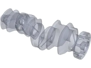 Crankshaft 3D Model