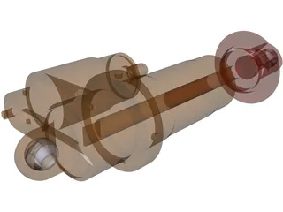 Shock Absorber PA-7800 3D Model