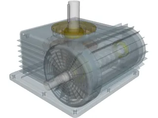 Electric Motor 3D Model