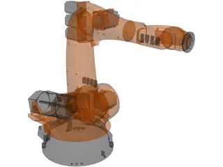 Kuka KR100-140 Robot 3D Model