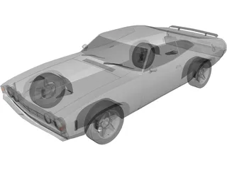 Ford Falcon XA GT 3D Model