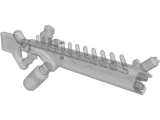 District 9 Assault Rifle 3D Model