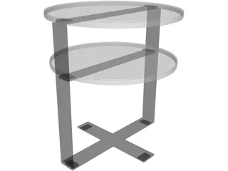 Low Table 3D Model