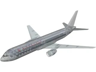 Boeing 767 Air Canada [+Interior] 3D Model