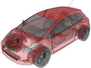 Toyota Yaris 3D Model