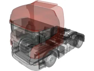 Scania P380 3D Model