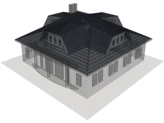 House Amsterdam Holland 3D Model