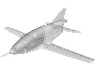 Bede BD-5J Micro Jet 3D Model