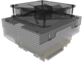 Peltier Junction Cooling 3D Model