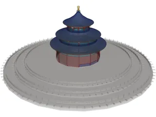 Temple of Heaven 3D Model