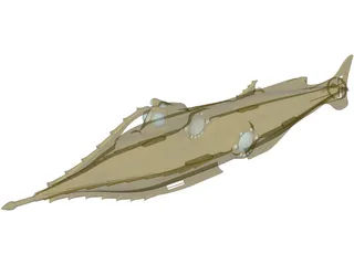 Nautilus Submarine 3D Model