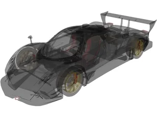 Pagani Zonda R (2009) 3D Model