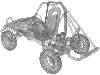 Buggy Dunes 3D Model