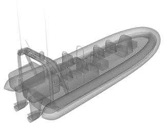 RHIB 3D Model