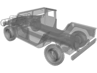 Hummer H2 3D Model