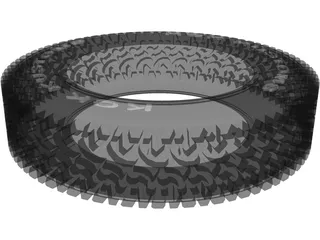 Tire KCK 35 Inch A/T 3D Model