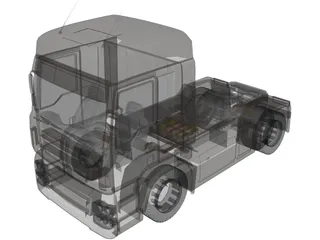 MAN TGA Steyr 3D Model