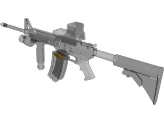 Colt M4 3D Model