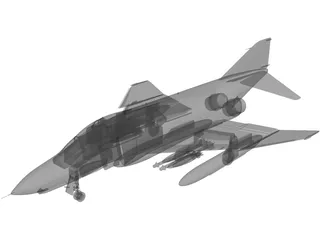 F-4 Phantom 3D Model