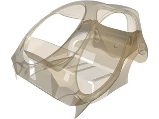 Car Body 3D Model