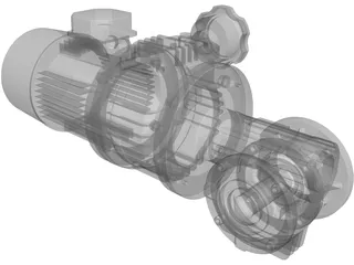Motor Reductor 3D Model