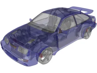 Ford Sierra RS Cosworth MK1 3D Model