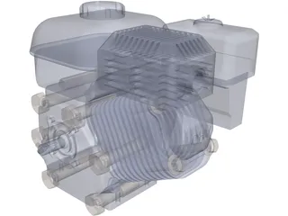 Honda GX200 Engine 3D Model