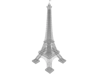 Eiffel Tower 3D Model