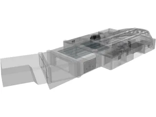 Star Wars ISD Bridge 3D Model