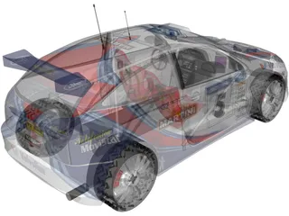 Ford Focus WRC 3D Model