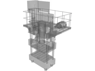 Press 600T 3D Model