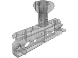 Picatinny Rail mount 3D Model