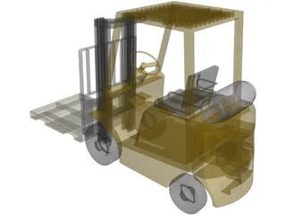 Forklift Yale 3D Model