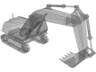 Excavator 3D Model