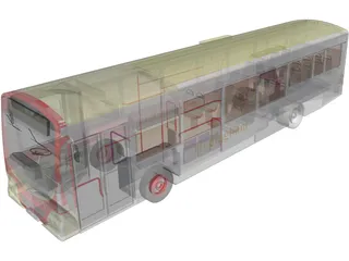 Volvo City Bus 3D Model