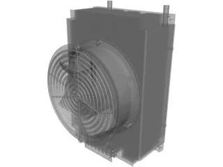 LC-200 TEC Air Cooled Liquid Chiller 3D Model